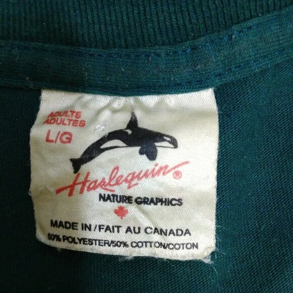 Vintage 80s Leopard T Shirt Size M Zoo Parc Safari Crew Neck Short Sleeve - Picture 11 of 12